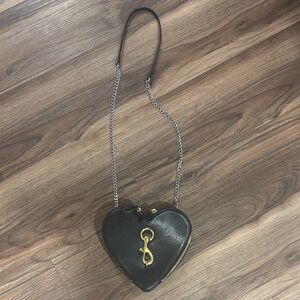 Rebecca Minkoff Black Heart Crossbody Bag